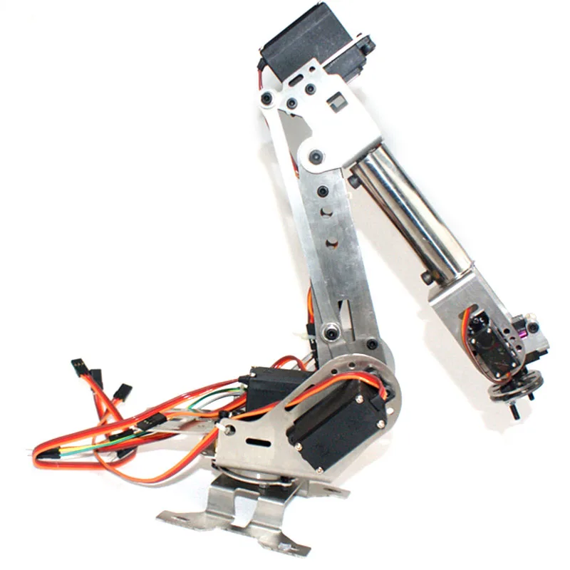 

6DOF Mechanical Arm 6Axis Rotating Manipulator Robot Arm Clamp Kit with Servo for Arduino For Kids Science Education RC Toys
