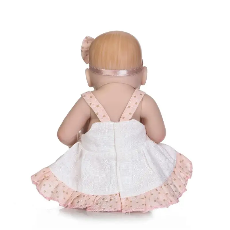 NPK Mini Bebe Reborn Babies Twins Girl Dolls полное Силиконовое Боди 10 дюймов/26 см doll для детей Bonecas