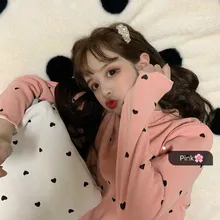 Осень Зима Новая корейская японская мода сладкий консервативный Стиль Стенд шикарный геометрический свободный рукав с принтом рубашка с длинными рукавами для женщин