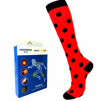 

European American Elastic Medical Compression Socks Multi-purpose High Quality Printing Leg ProtectorMen Women Pressure Socks