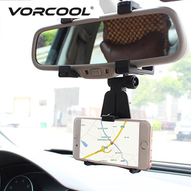 

VORCOOL Universal Car Rear View Mirror Holder Mount Stand Bracket For Phone GPS Adjustable Navigator Bracket