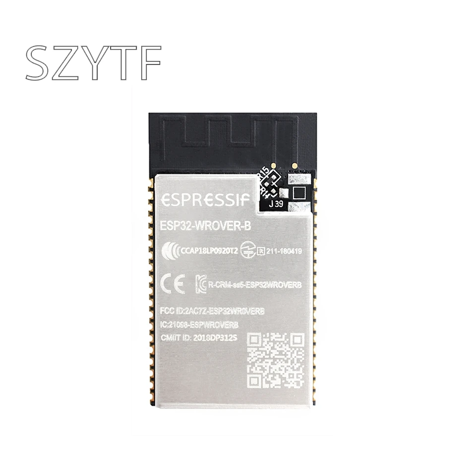 

ESP32-WROVER-B PCB onboard antenna 4MB SPI flash and 8MB PSRAM