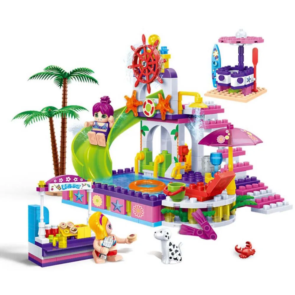 

City Friend Princess Ariel's Undersea Palace With Mermaid Ariel And Alana Building Blocks Compatible With Legoingly