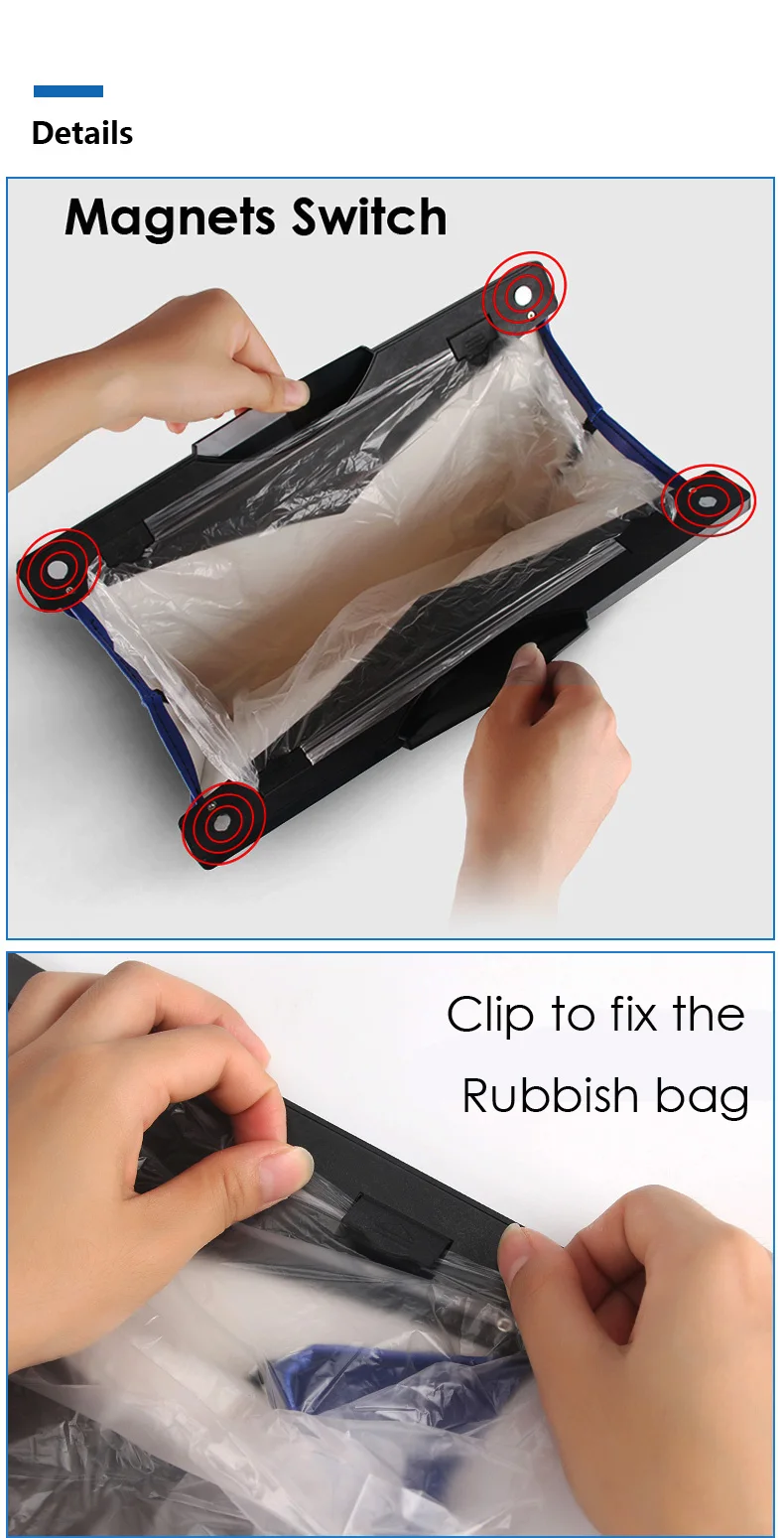 Leather Car Seat Storage Bag Trash Bag Basket for Mini Cooper R55 R56 R57 R58 R59 F54 F55 F56 F57 Countryman R60 F60 (2)