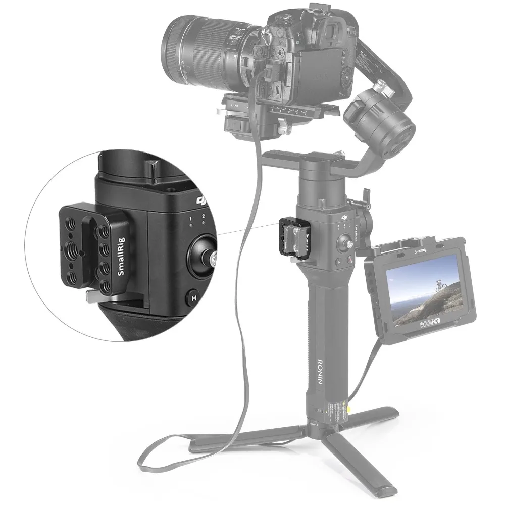 SmallRig камера Rig DSLR Монтажная пластина для DJI Ronin S с Quick Release железнодорожный вокзал 1/4 резьбовые отверстия Arri 3/" отверстия 2214
