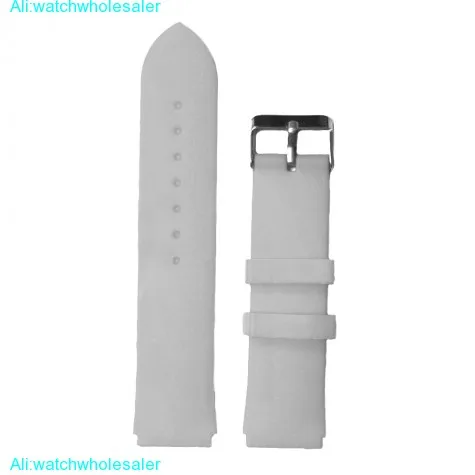 22mm Pure White Color Silicone Jelly Rubber Unisex Watch Band Straps WB1061B22JB