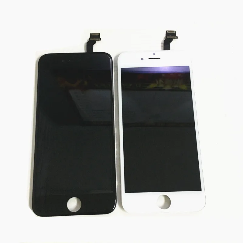 

10pcs/lot 100% Tested LCD Display With Touch Screen Digitizer Assembly + Tempered Glass + Tools + TPU Case For iphone 6 6G LCDs