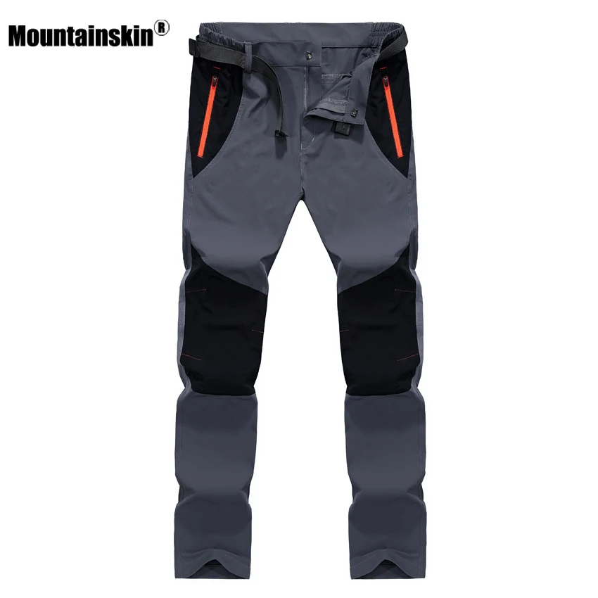 Mountainskin Men's Summer Elastic Quick Dry Camping Pants Breathable