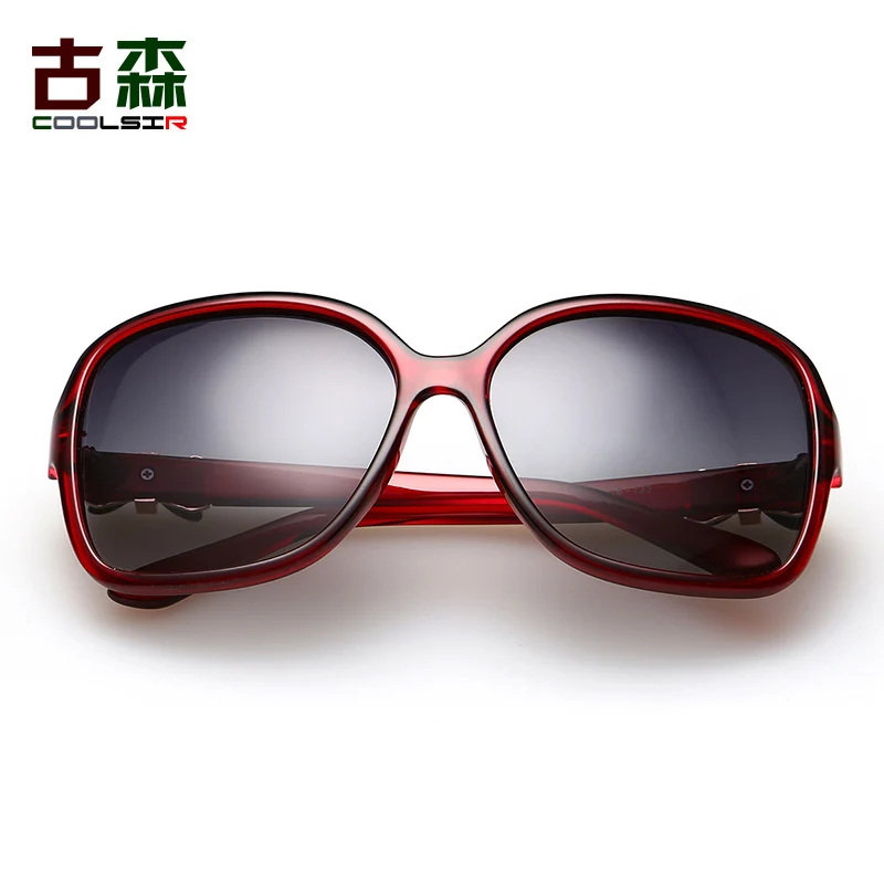 COOLSIR Fashion Sunglasses Women Plastic Frame Polarized UV400 Vintage Design Goggle Eyewear Oculos De Sol Gafas 1204 | Аксессуары для