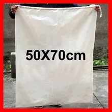 100 шт/лот) размер 50x70 см(20x2") хлопок мешок большой