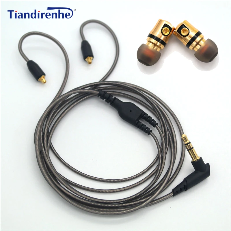 

DIY MMCX Interface DD Dynamic HIFI In-ear Earphones Detachable Mmcx Cable for Shure Earphone SE215 SE535 SE846 UE900 Headset