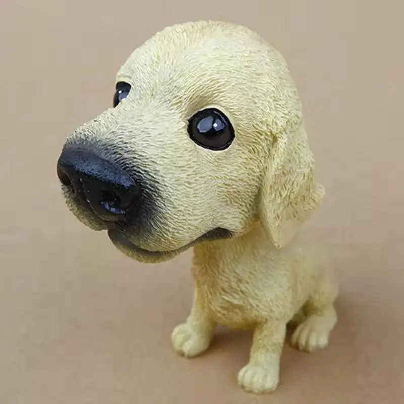 8 PCS/LOT Nodding Dog Funny Shaking Head Dogs Toys Bobble Head Puppy