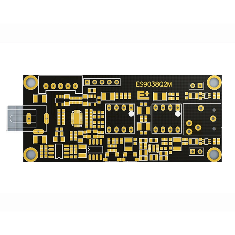 Lusya ES9038Q2M decoder board I2S input ES9038 asynchronous USB module can be used with Italian interface