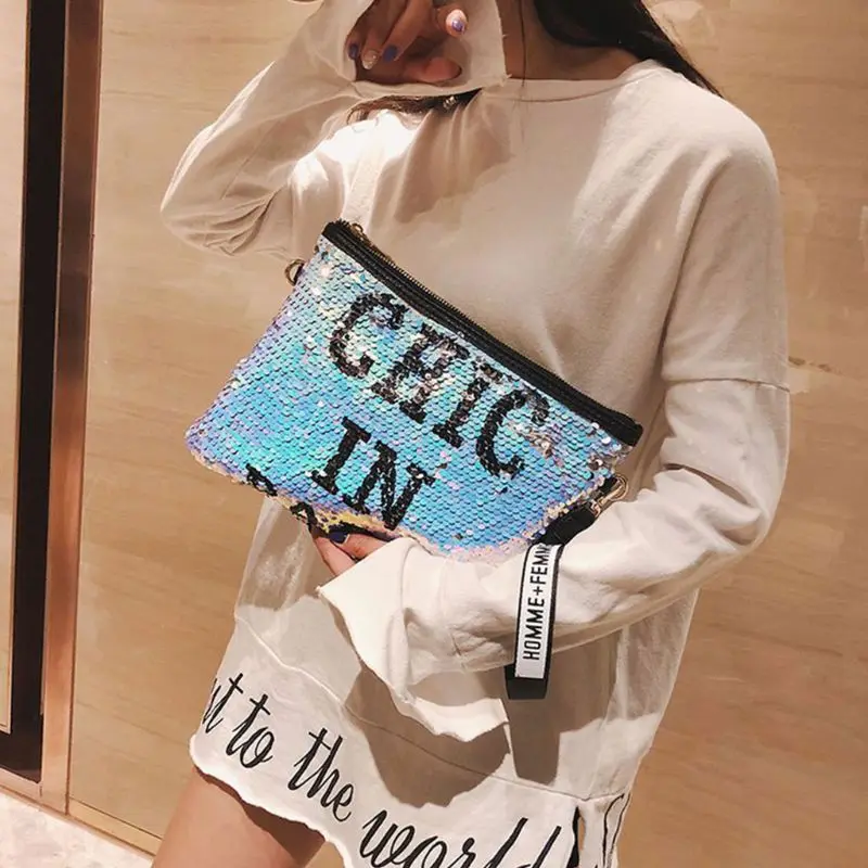 

Women Ladies Crossbody Sequin Shoulder Bag Tote Purse Handbag Messenger Satchel