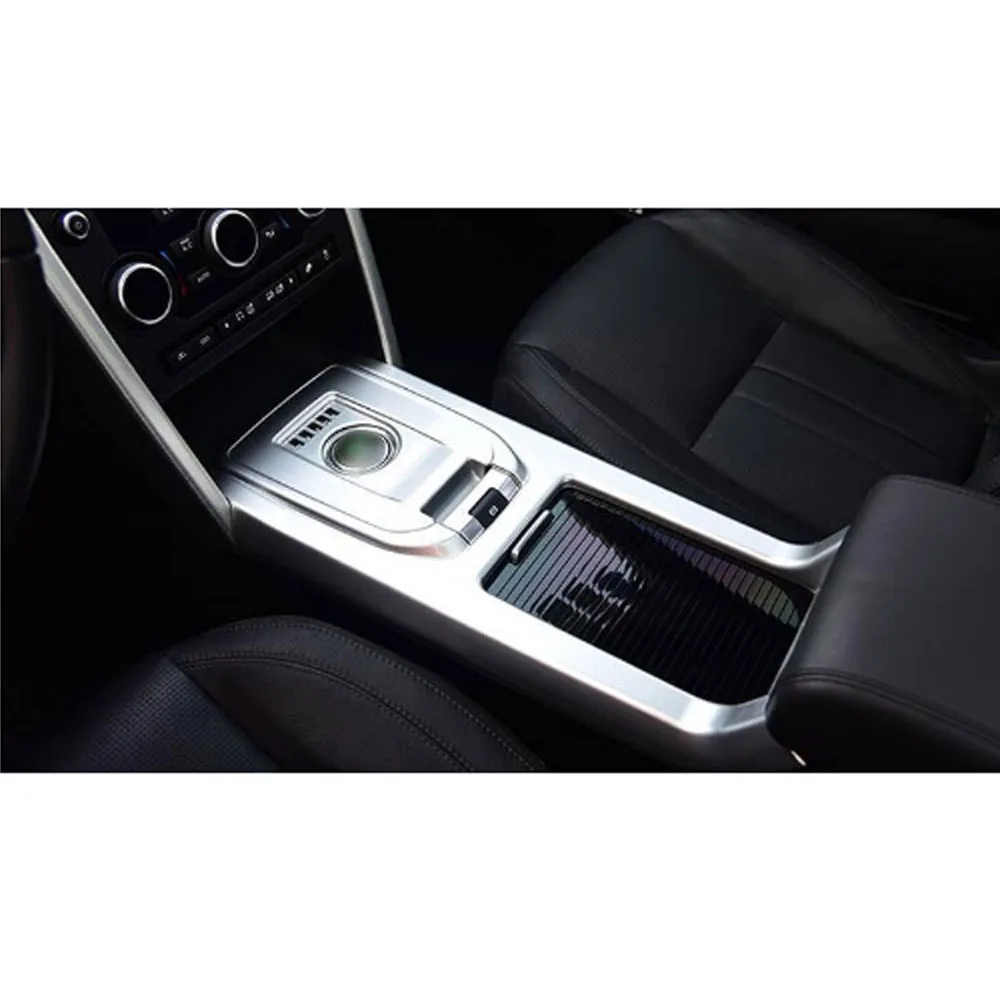 

ABS Chrome Car Interior Center Console Gear Shift Panel Cover Trim For Land Rover Discovery Sport 2015-2017 Car Accessories
