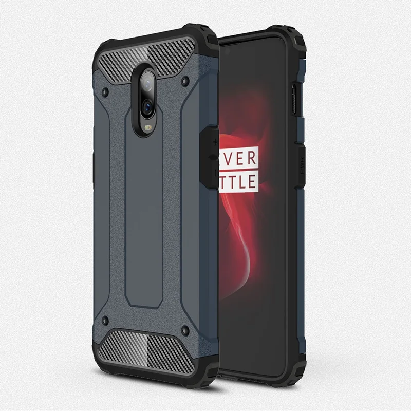 Чехол для Oneplus 6T 1 + 5 5T гибридный жесткий ударопрочный армированный резиновый