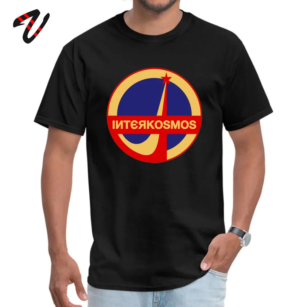 Tops T Shirt Interkosmos Sweatshirts Summer Special Slim Fit Short Sleeve 100% Cotton O Neck Men's Tshirts Slim Fit Interkosmos -18381 black