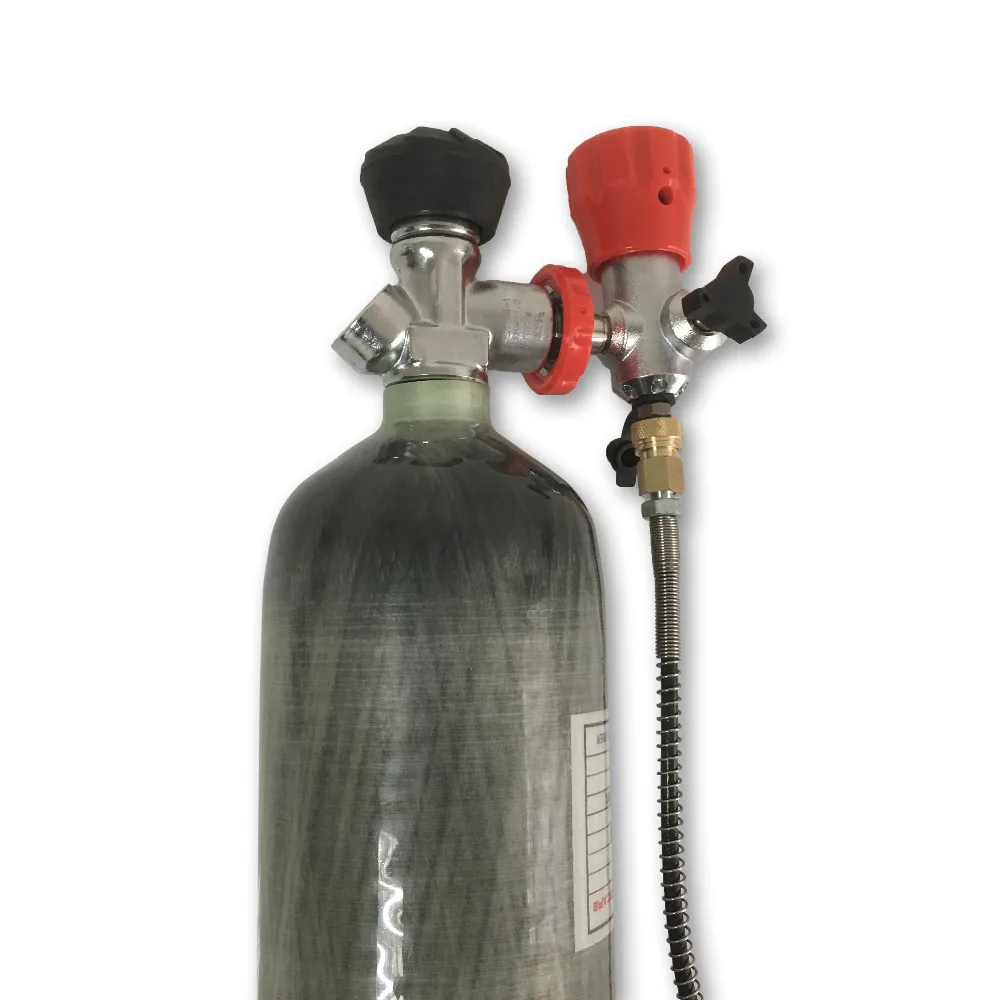 Acecare PCP Paintball 3L CE Air Bottle 4500Psi Carbon Fiber Tank Filling Kits 