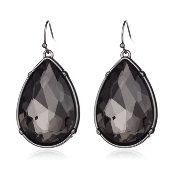 Pendientes Women's Earrings 2018 Silver Black Gold Drop Earrings for Women Brincos bijoux Woman Jewelry N35 2 item image