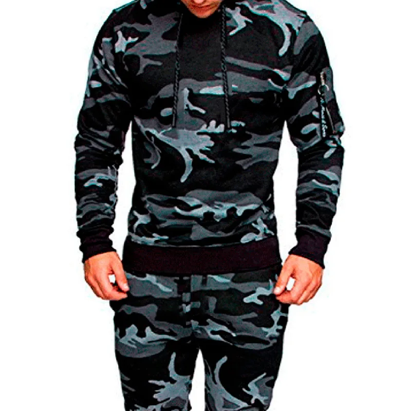 army print hoodie for mens