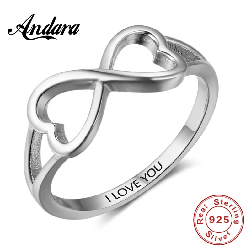 100925 sterling silver I LOVE YOU ring s925 silver ring give