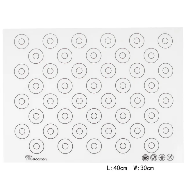 aliexpress com buy macarons baking mat sheet baking tools 40 30cm macaron sheet