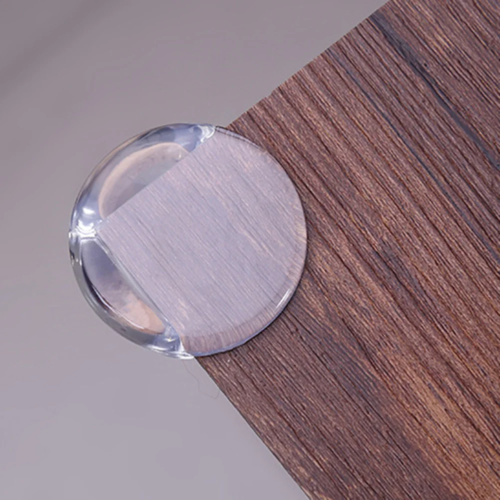 

20pcs/lot Transparent Silicone Furniture Corner Anti-Collision Soft Baby Children Infant Protecting Table Edge Guards Spherical