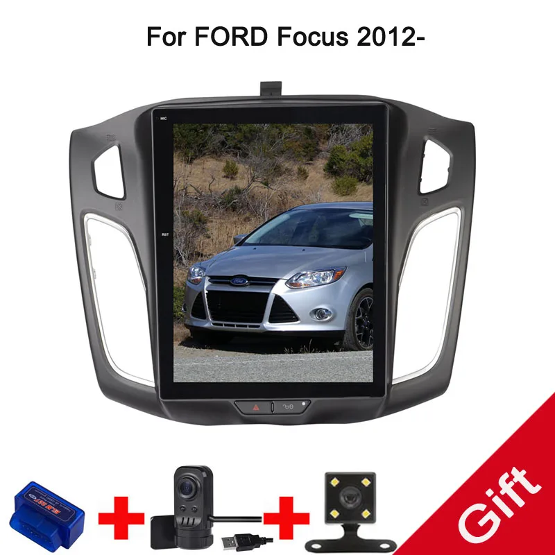 

10.4" Tesla Android Fit FORD FORD Focus 2012 - Car DVD Player Navigation GPS Radio