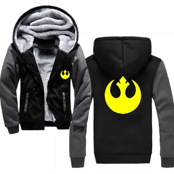 

Star Wars Men Rebel Alliance Autumn Winter Jackets Sweatshirt Men Fashion Streetwear Fleece Hoody Men's Sportswear