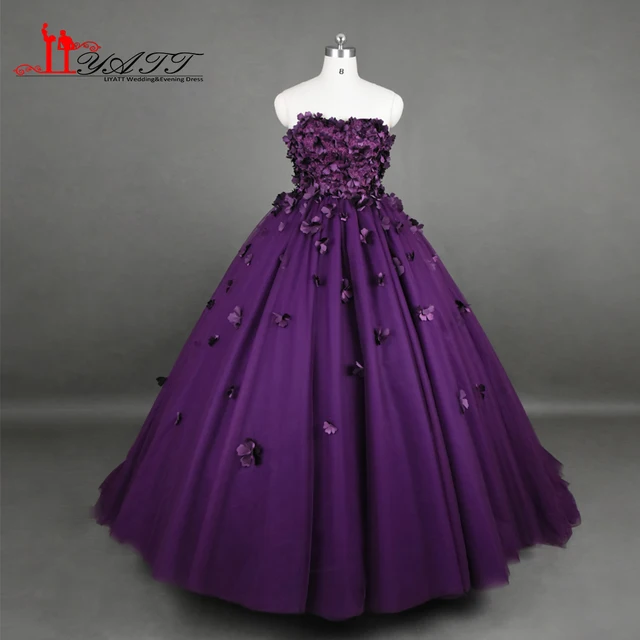 Grape Purple Prom Dresses
