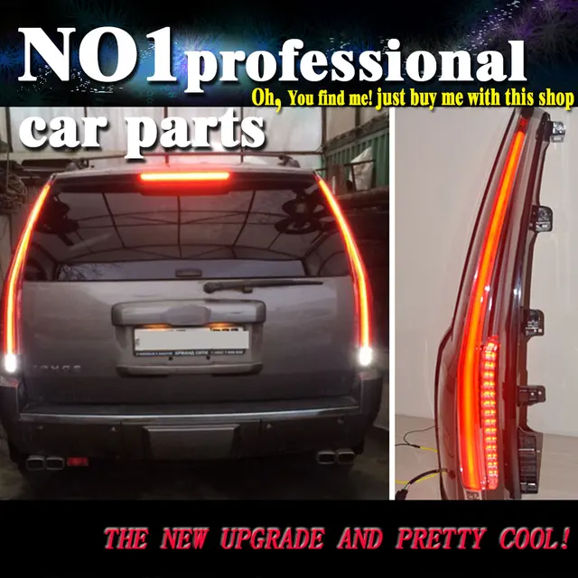 Car Styling 2017 2016 For Chevrolet Tahoe Taillights Led Tail Car Styling 2017 2016 For Chevrolet Tahoe Taillights Led Tail Lights Rear Lamp Drl Brake Park Signal Stop