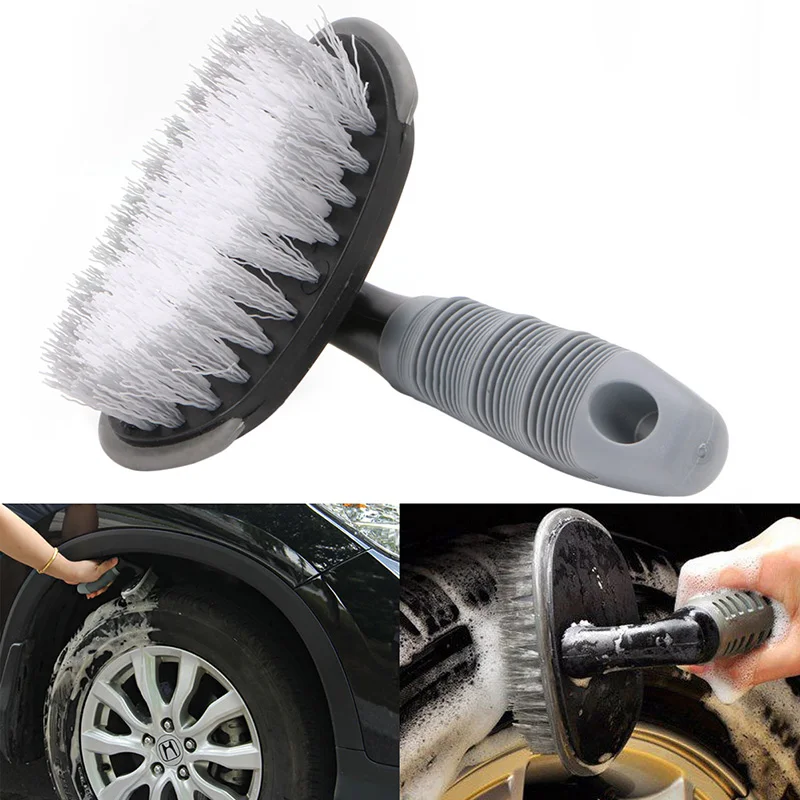 

Vehicle Car Wheel Hub Rim Tyre Bend Shank Scrubbing Cleaning Brush Cleaner Car Wash Brushes Auto Maintenance