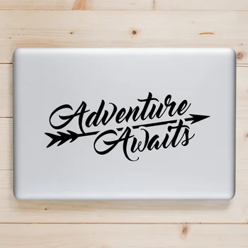 

Adventure Awaits Laptop Decal for Apple Macbook Sticker Pro Air Retina 11 12 13 14 15 inch Mac Book Skin Notebook Decor Sticker