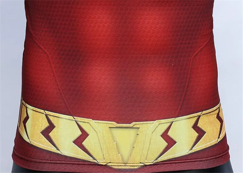 Горячее предложение фильм Марвел Капитан Shazam панцири костюмы для косплея Быстрый быстросохнущие лосины футболка с длинным рукавом модные мужские футболки веер