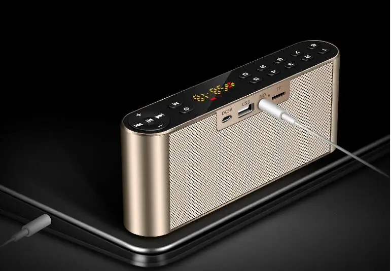Portable Outdoor Bluetooth Wireless Speaker Built-in Microphone Bass Stereo Subwofer Support TF Handfree Audio for Xiaomi IPhone (8)