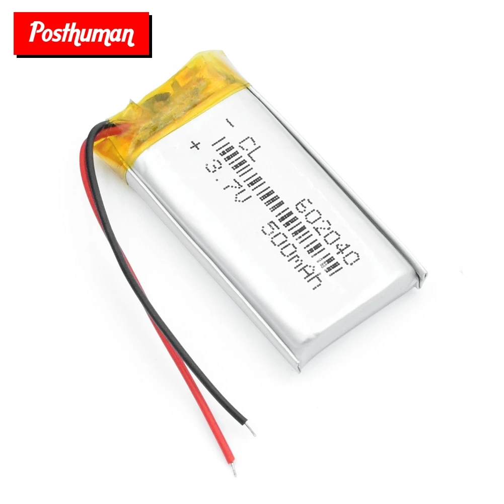 Для Bluetooth спикера MP4 MP5 3,7 v 500mAh Модель 602040 Li-Po полимерная аккумуляторная батарея Li-ion Lipo cells литиевая батарея