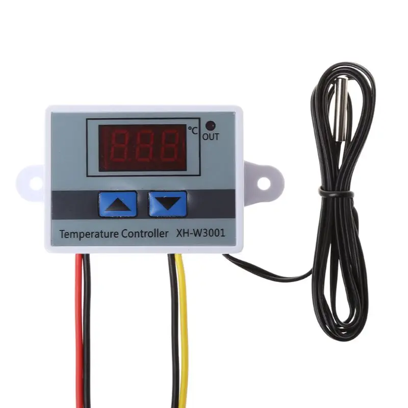

New High quality XH-W3001 12V Digital Control Temperature Microcomputer Thermostat Switch Thermometer New Thermoregulator