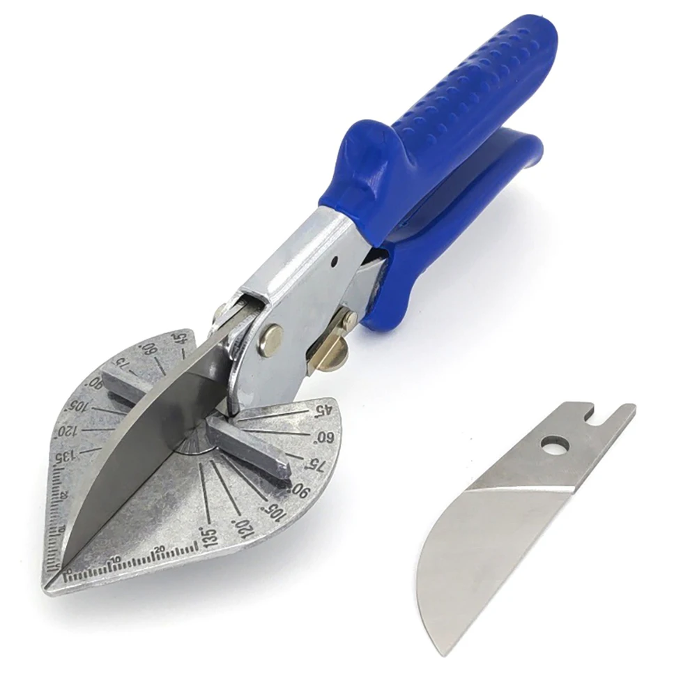 

45-135 Degree Multi Angle Mitre Siding Wire Duct Pipe Trunking Scissor Woodworking Trim Cutting Tool Crimper Cable Cut Housework
