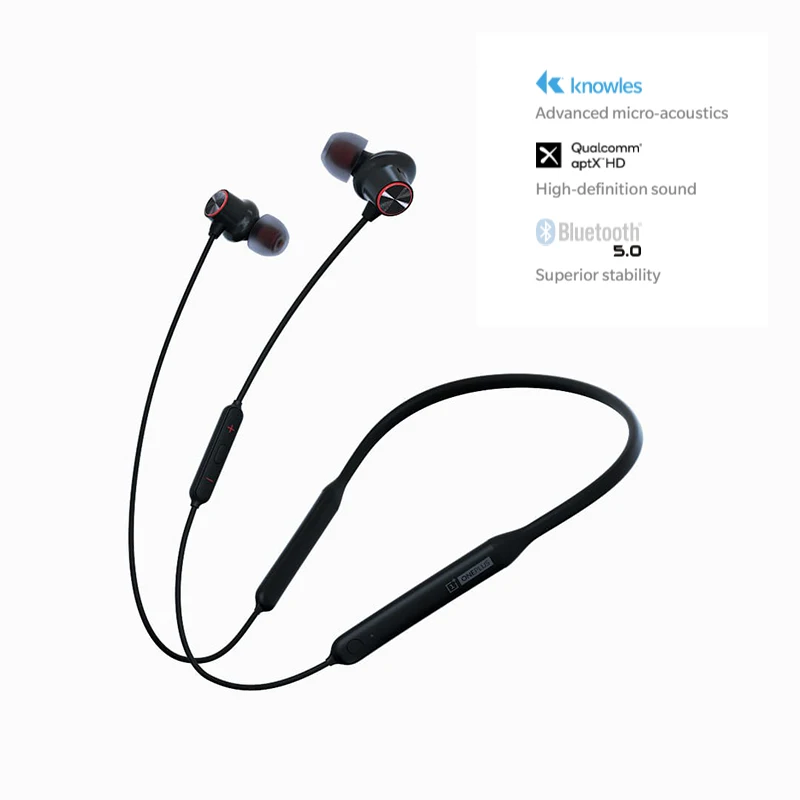 Оригинальные беспроводные наушники Oneplus Bullets 2 aptX Hybrid Neckband для Oneplus 7 Pro снова влюбитесь в любимую музыку