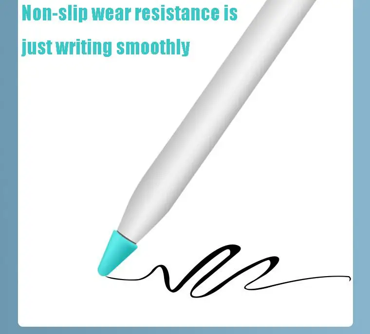 

8 Pcs Mute Silicone Replacement Tip Case Nib Cover Skin for Apple Pencil