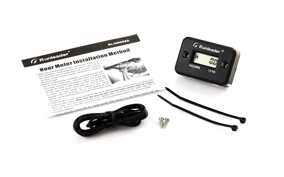 Цифровой гоночный счетчик часов для бензинового двигателя снегохода мотоцикла ямы Байк мотокросса квадроцикл морской RL-HM006