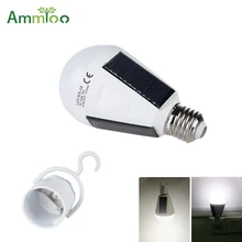 7 Вт 12 Вт портативный фонарь Солнечный СВЕТОДИОДНЫЙ светильник E27 AC 110 В 220 В Soalr перезаряжаемая наружная Ночная аварийная светодиодный светильник для кемпинга