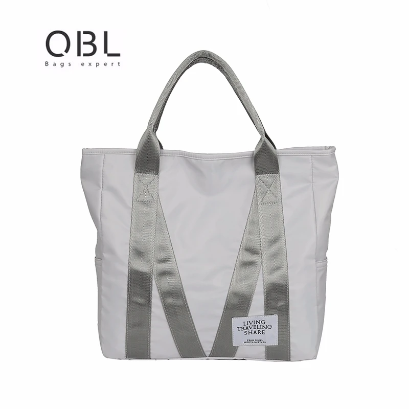 

Women Large Capacity Simple Style Zipper Hand Bag Fashion female Shoulder Handbags Tote Durable Casual tote bags