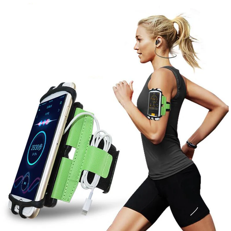 

Running Bags Men Women Fitness Phone Armband Belt Sports Equipment Jogging Run Bag Accessories 180 Degree Rotatable