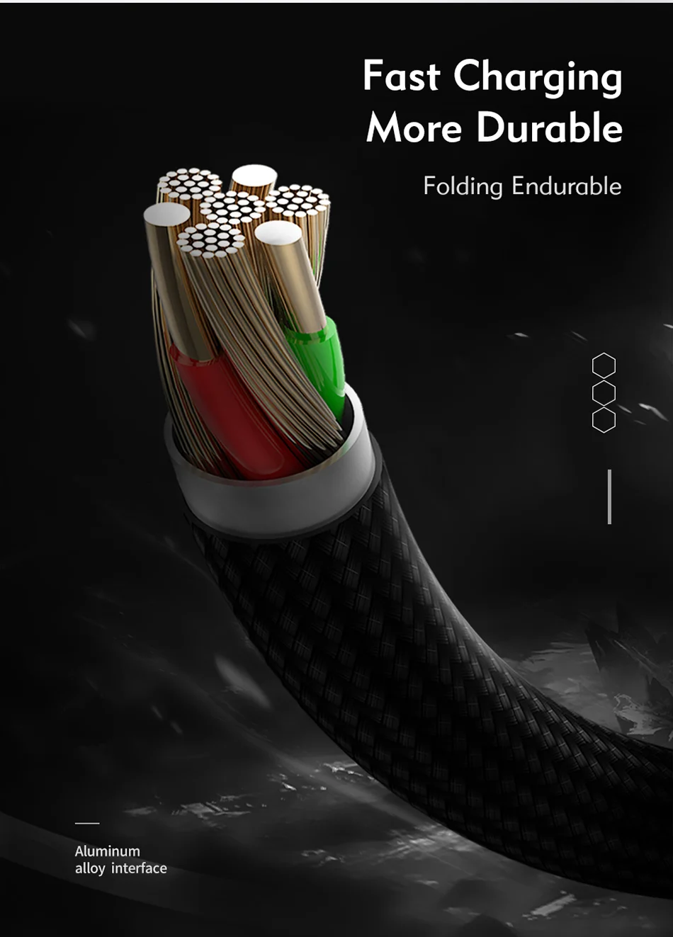 Benks Nylon USB Type C Fast Charging Cable For Samsung S8 S9 Huawei P10 P9 Plus Xiaomi 6 5 Android  Phone 5A Charger Cables 1 (5)