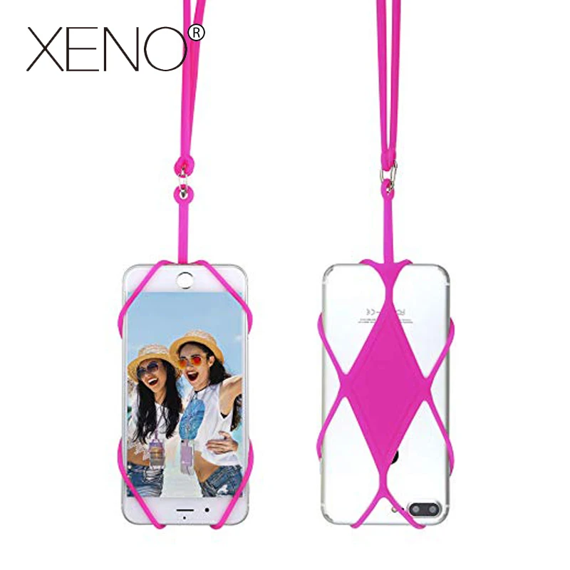Универсальный силиконовый ремешок-держатель чехол для мобильного телефона шейный ремешок ожерелье слинг для смартфона мобильный телефон ремешок для телефона