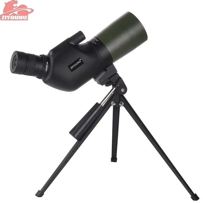 

ZIYOUHU Professional 12-36x50 BAK4 Prism Target Spotting Scope For Birdwatching HD Astronomical Telescope Waterproof With Tripod