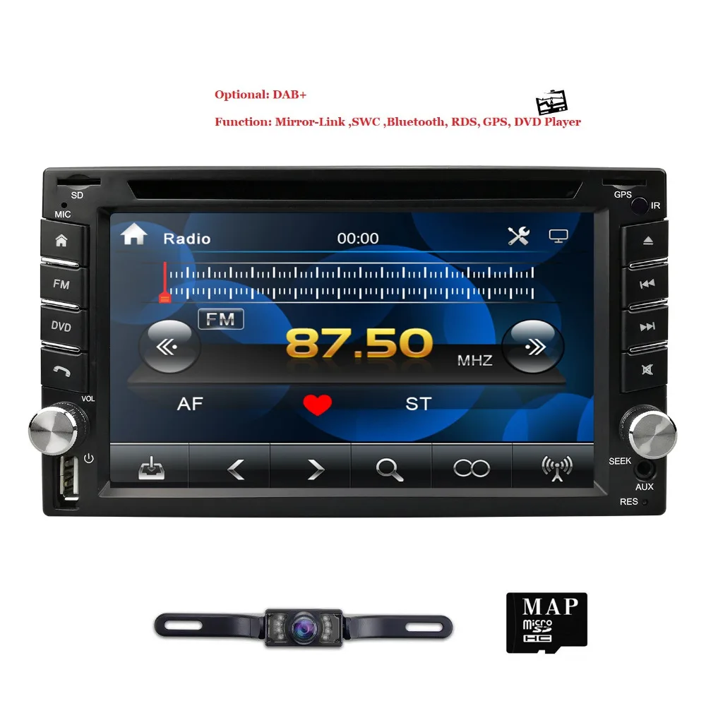 Hizpo 6 2 &quotАвтомагнитола для Nisson xtrail Juke Qashqai мультимедиа 2din Автомагнитола аудио