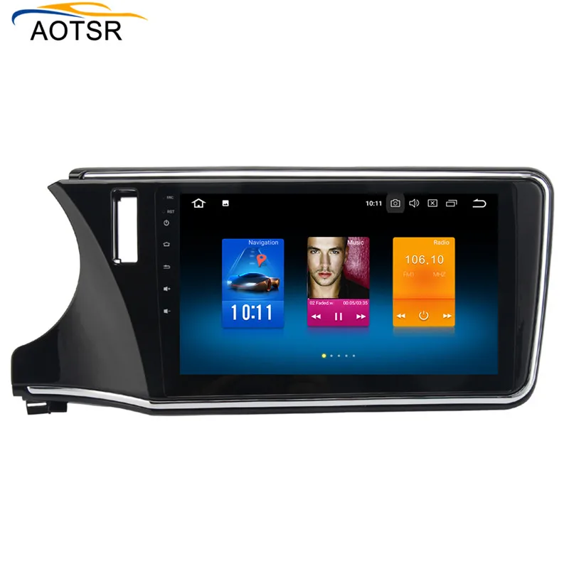 Clearance 2 din Android 8.0 Car multimedia player Radio head unit For Honda City 2015+ gps navigation Stereo carno dvd player 8 core 4+32G 6