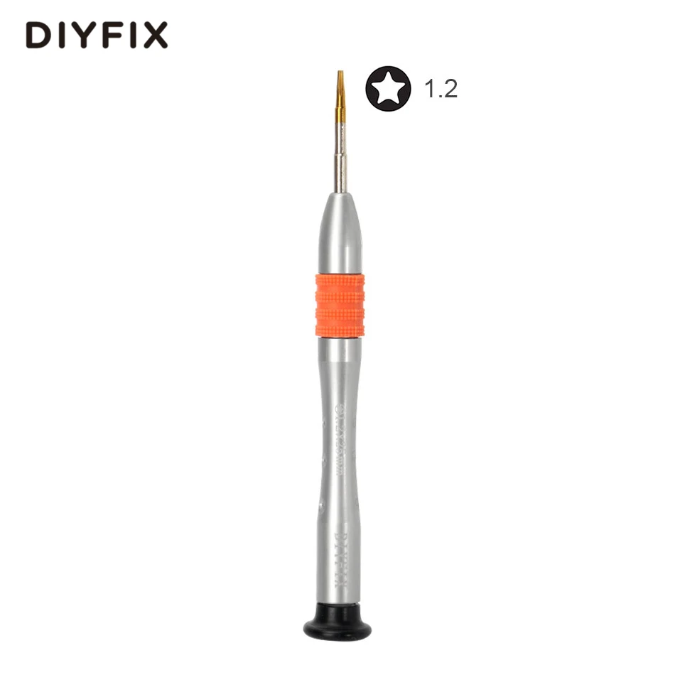 

DIYFIX 1.2mm P5 Precision Pentalobe Screwdriver for MacBook Air and Pro Retina Laptop Opening Repair Tools